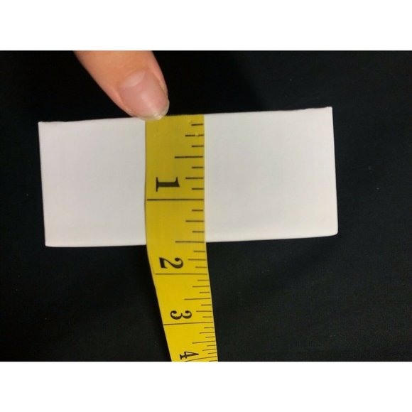 Lord & Taylor Empty Gift Box Cardboard White 3.5" x 3.5" x 1.5" - Picture 4 of 12